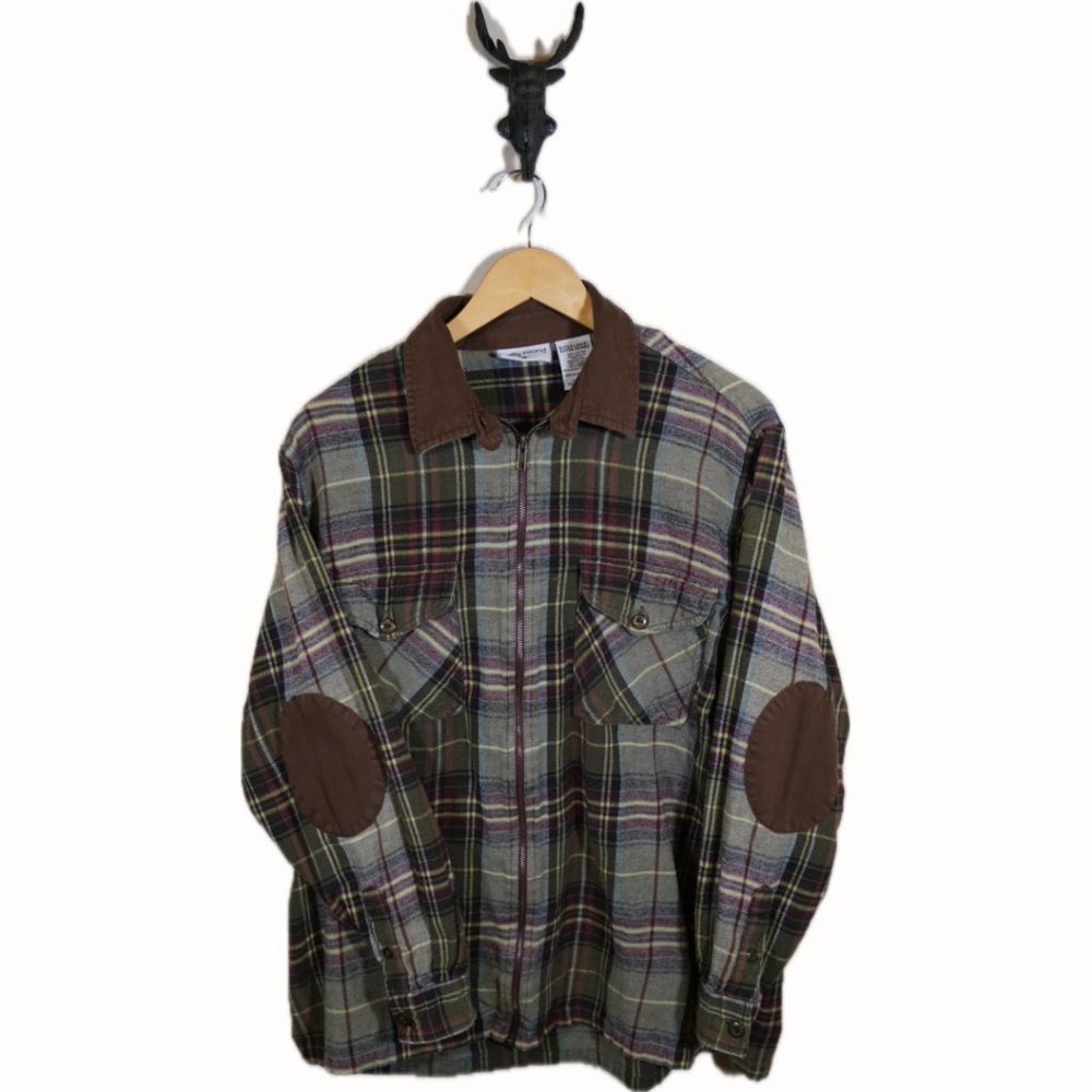 Vintage Kathy Ireland Flannel zip up